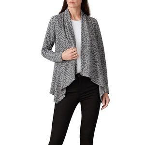 B Collection by Bobeau Animal Print Cardigan